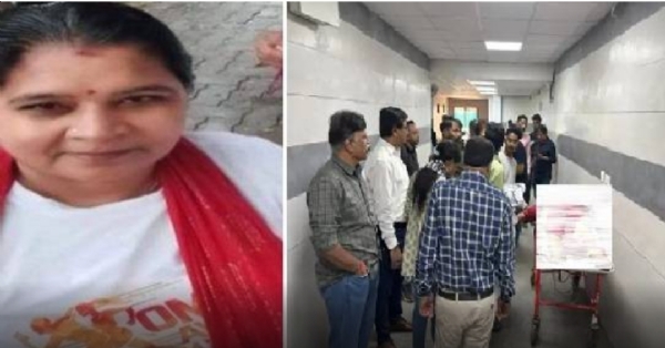 बीएलओ महिला की मौत