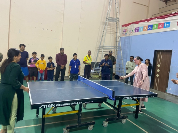 પોરબંદર સરદાર પટેલ રમત સંકુલ ખાતે મહાનગરપાલિકા કક્ષાની ટેબલ ટેનિસ સ્પર્ધા સફળતાપૂર્વક યોજાઈ.