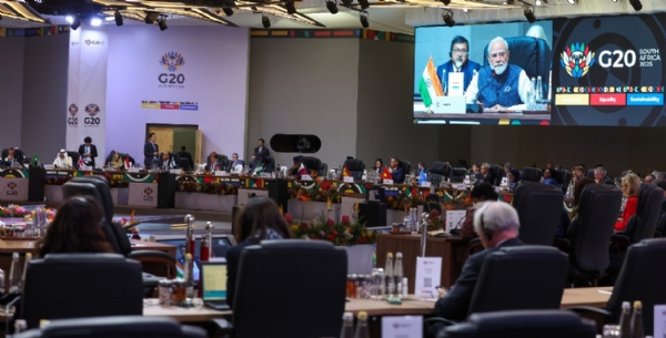 પ્રધાનમંત્રી મોદીની જોહાન્સબર્ગ જી-20 સમિટમાં ઉપસ્થિતિ