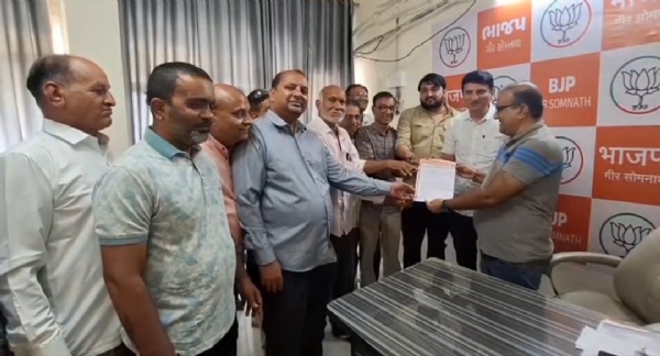 ગીર સોમનાથ બ્રહ્મ સમાજ દ્વારા આવેદન ગીર સોમનાથ બ્રહ્મ સમાજ દ્વારા આવેદન