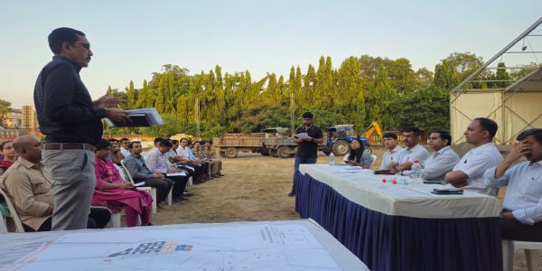 જૂનાગઢમાં 9 નવેમ્બરે યુનિટી માર્ચ પદયાત્રા તૈયારી સંદર્ભે બહાઉદીન કોલેજના મેદાનમાં અધિકારીઓની બેઠક મળી