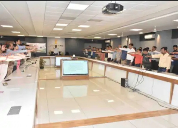 ‘વંદે માતરમ’ની 150મી વર્ષગાંઠે રાણકી વાવ ખાતે ભવ્ય ઉજવણી ‘વંદે માતરમ’ની 150મી વર્ષગાંઠે રાણકી વાવ ખાતે ભવ્ય ઉજવણી