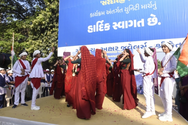 જૂનાગઢમાં યુનિટી માર્ચ પદયાત્રા જૂનાગઢમાં યુનિટી માર્ચ પદયાત્રા