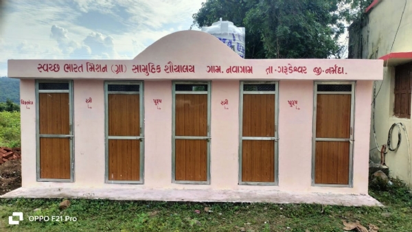સામૂહિક અને વ્યક્તિગત શૌચાલયોનુ રંગ-રોગાન કરાયું સામૂહિક અને વ્યક્તિગત શૌચાલયોનુ રંગ-રોગાન કરાયું