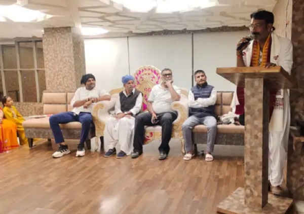 અનાવાડાની હરિૐ ગૌ શાળાના સાત દિવસીય મહોત્સવના મુખ્ય યજમાન તથા ગૌભક્ત નરેન્દ્રસિંહ ભાવસંગજી જાડેજા પરિવારનો સન્માન સમારોહ યોજાયો