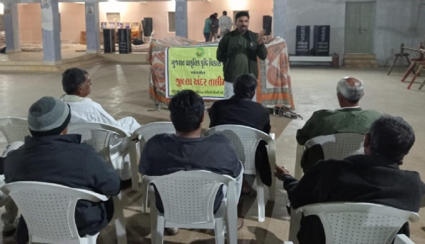 પોરબંદર જિલ્લાના સોઢાણા તથા ભેટકડી ગામના ખેડૂતોને પાકૃતિક ખેતીની જાણકારી અપાઈ.