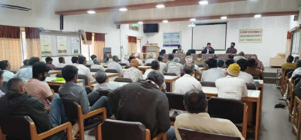 ખાપટ ખાતે રાણાવાવ તાલુકાના ખેડૂતો માટે એક દિવસીય પ્રાકૃતિક ખેતીની તાલીમ યોજાઈ.