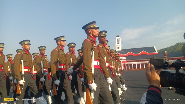 ભારતીય લશ્કરી એકેડેમી (આઈએમએ) ખાતે 157મી પાસિંગ આઉટ (પીઓપી) પરેડ ભારતીય લશ્કરી એકેડેમી (આઈએમએ) ખાતે 157મી પાસિંગ આઉટ (પીઓપી) પરેડ