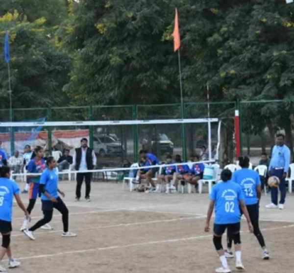 પાટણ સ્થિત હેમચંદ્રાચાર્ય ઉત્તર ગુજરાત યુનિવર્સિટીના યજમાનપદે વેસ્ટ ઝોન મહિલા વોલીબોલ ટુર્નામેન્ટ 2025 સફળતાપૂર્વક પૂર્ણ પાટણ સ્થિત હેમચંદ્રાચાર્ય ઉત્તર ગુજરાત યુનિવર્સિટીના યજમાનપદે વેસ્ટ ઝોન મહિલા વોલીબોલ ટુર્નામેન્ટ 2025 સફળતાપૂર્વક પૂર્ણ