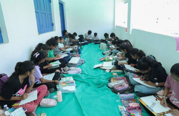 ઇનોવેટિવ ગ્રૂપ ઓફ આર્ટિસ દ્વારા ડ્રોઈંગ કોમ્પિટિશન યોજાઈ.