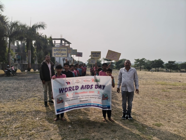 માળીયાહાટીના ખાતે વિશ્વ એઇડ્સ માળીયાહાટીના ખાતે વિશ્વ એઇડ્સ