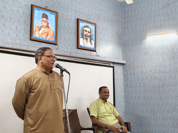 વિશ્વ સંવાદ કેન્દ્ર સૌરાષ્ટ્રની વેબસાઇટનું અખિલ ભારતીય સહ પ્રચાર પ્રમુખ પ્રદીપ જોશીના રાજકોટ ખાતે વિમોચન