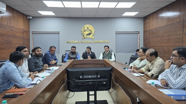 મહેસાણા ખાતે મહાનગરપાલિકા સંકલન સમિતિની બેઠક યોજાઈ, શહેરના વિકાસલક્ષી આયોજનો પર વિસ્તૃત પરામર્શ