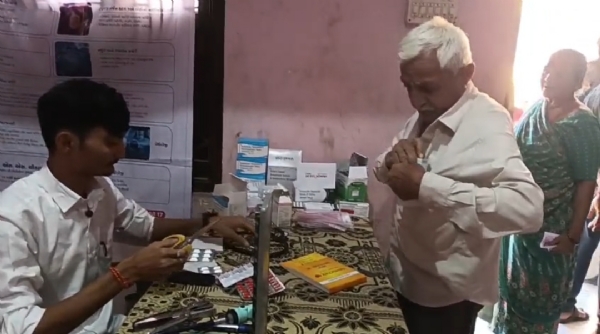 પ્રાચી તીર્થ ખાતે નેત્ર નિદાન કેમ્પ,