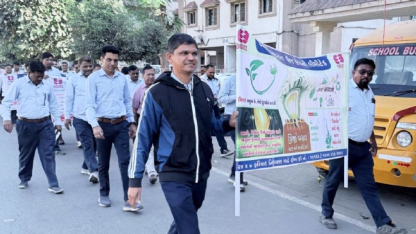 અંકલેશ્વર જીઆઇડીસી વિસ્તારમાં ગ્રાહકોને ઉર્જા સંરક્ષણ જાગૃતિ માટે રેલી કાઢવામાં આવી