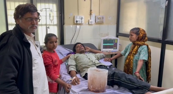 કુતિયાણા પોલીસ સ્ટેશનમાં યુવાને ઝેરી દવા ગટગટાવી.