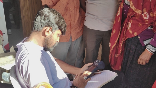 Ambaji ma khatar na kala bajari same koi karyavahi nahi