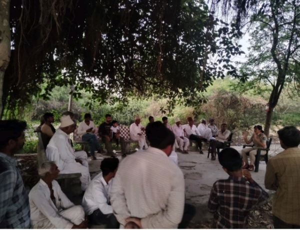 ચિંગરિયા અને ગોસા ગામે દરિયાઈ સુરક્ષા અને બેઠક યોજાઇ.