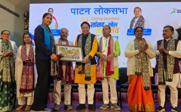 પાટણમાં ‘સાંસદ ખેલ મહોત્સવ’નું ભવ્ય સમાપન, ખેલાડીઓનું સન્માન