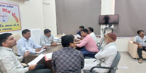 જોટાણા મામલતદાર કચેરી ખાતે તાલુકા સ્વાગત કાર્યક્રમ યોજાયો