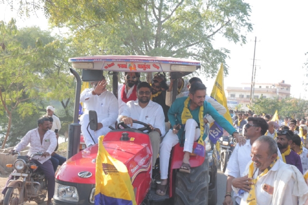 ધારી વિધાનસભામાં AAPની વિશાળ કિસાન ન્યાય યાત્રા, જનસભામાં ખેડૂતોના હક્કોની ગુંજ