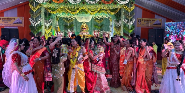 અંકલેશ્વર ખાતે નિર્માણાધિન શ્રી શ્યામ મંદિર ભૂમિ પર શ્રી શ્યામ અખંડ જ્યોત પાઠનું આયોજન થયું