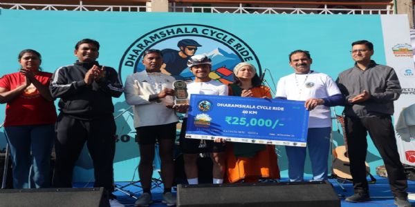 ધરમશાલાની 1૦ કિલોમીટર સાયકલ રાઈડમાં, આકાશ વર્મા અને ભાગ્યશ્રી વિજેતા