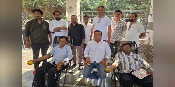 સુત્રાપાડાના વડોદરા ઝાલા ગામે મદદગાર ફાઉન્ડેશન દ્વારા મેગા બ્લડ ડોનેશન કેમ્પ યોજાયો