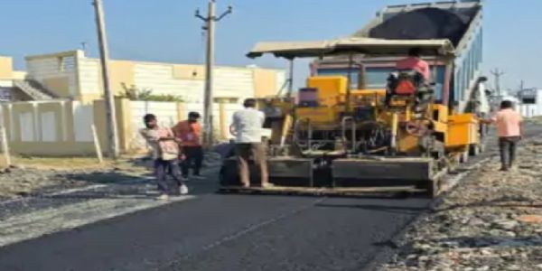 ડીંડરોલ–મામવાડા રોડ મજબૂતીકરણનું રૂ. 425 લાખનું કામ પ્રગતિમાં