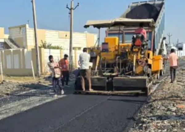 ડીંડરોલ–મામવાડા રોડ મજબૂતીકરણનું રૂ. 425 લાખનું કામ પ્રગતિમાં