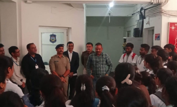 જોઈતીબા નર્સિંગ કોલેજના વિદ્યાર્થીઓની મહેસાણા તાલુકા પોલીસ સ્ટેશનમાં અભ્યાસયાત્રા