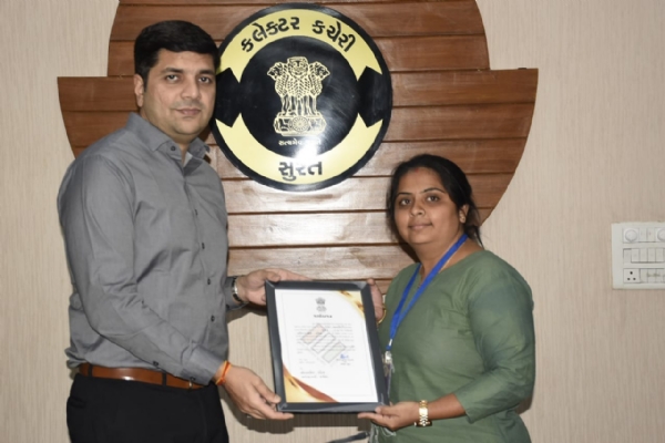 BLOsને ઉત્કૃષ્ટ કામગીરી બદલ પ્રમાણપત્ર આપી સન્માનિત કરાયા