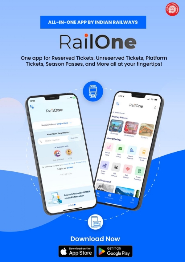 રેલવન એપ પર અનારક્ષિત ટિકિટ બુકિંગ રેલવન એપ પર અનારક્ષિત ટિકિટ બુકિંગ