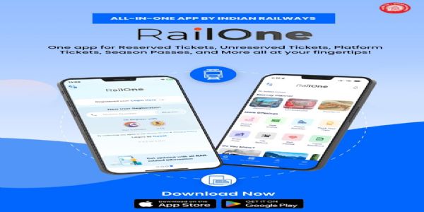 રેલવન એપ પર અનારક્ષિત ટિકિટ બુકિંગ પર 3% લાભની સુવિધા