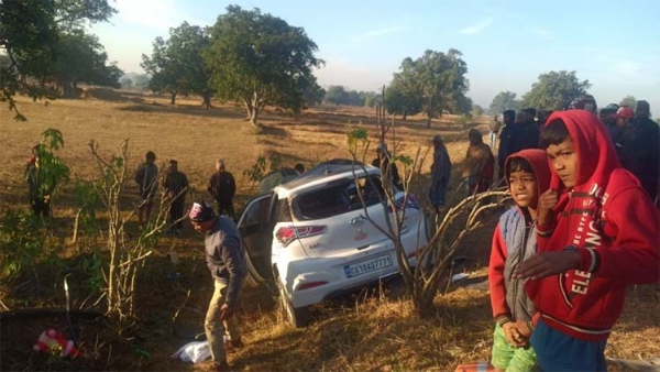 છત્તીસગઢના જશપુર જિલ્લામાં એનએચ-43 પર અકસ્માત છત્તીસગઢના જશપુર જિલ્લામાં એનએચ-43 પર અકસ્માત