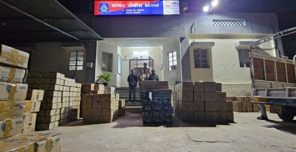 સાંથલ પોલીસે 31 ડિસેમ્બર પહેલા 63 લાખનો વિદેશી દારૂ પકડી પાડ્યો – મહેસાણામાં મોટી કાર્યવાહી