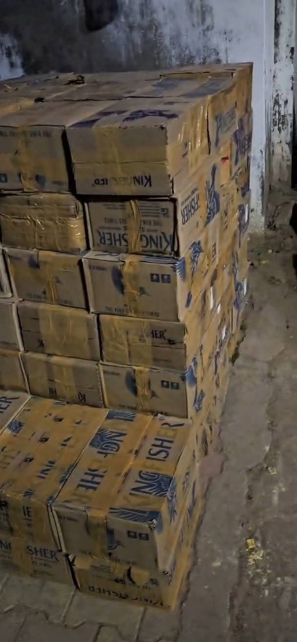 સાંથલ પોલીસે 31 ડિસેમ્બર પહેલા 63 લાખનો વિદેશી દારૂ પકડી પાડ્યો – મહેસાણામાં મોટી કાર્યવાહી