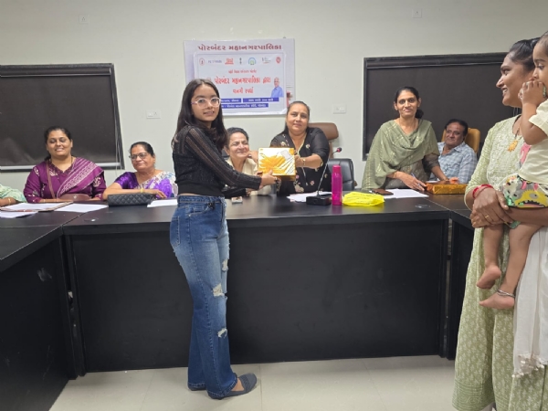 પોરબંદર મનપા દ્વારા વાનગી સ્પર્ધાનું આયોજન કરાયું. પોરબંદર મનપા દ્વારા વાનગી સ્પર્ધાનું આયોજન કરાયું.