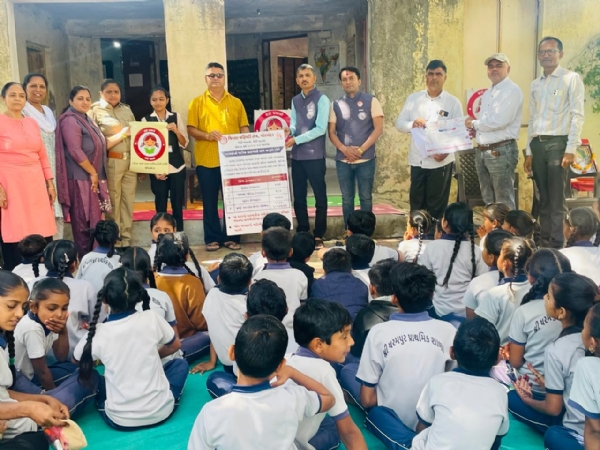 Awareness program held at Dharampur Primary School