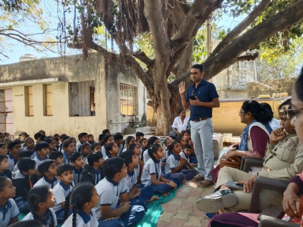 Awareness program held at Dharampur Primary School