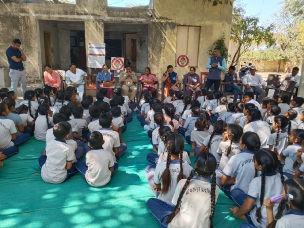 Awareness program held at Dharampur Primary School