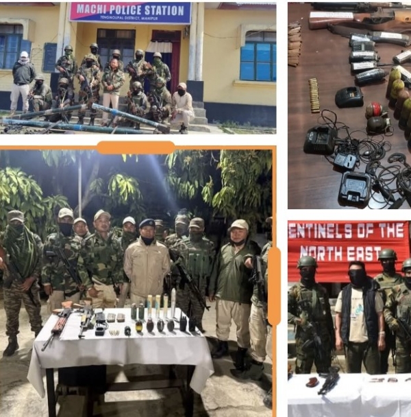 Arms and explosives found in Manipur