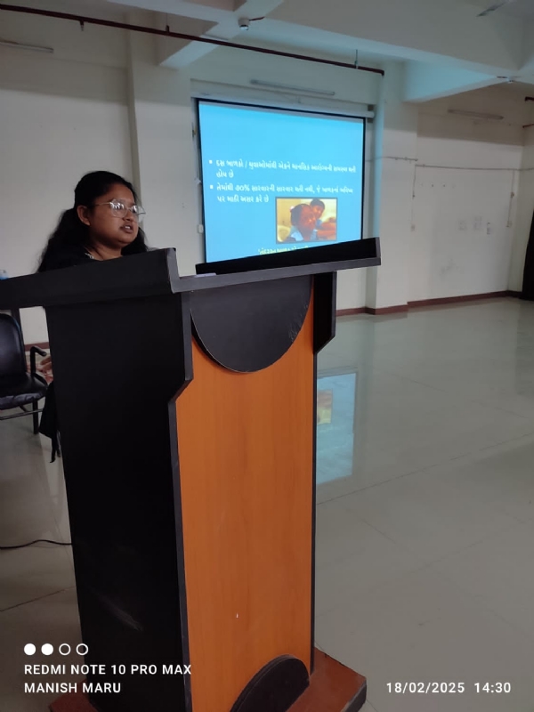 A seminar was held on the topic of mental health.