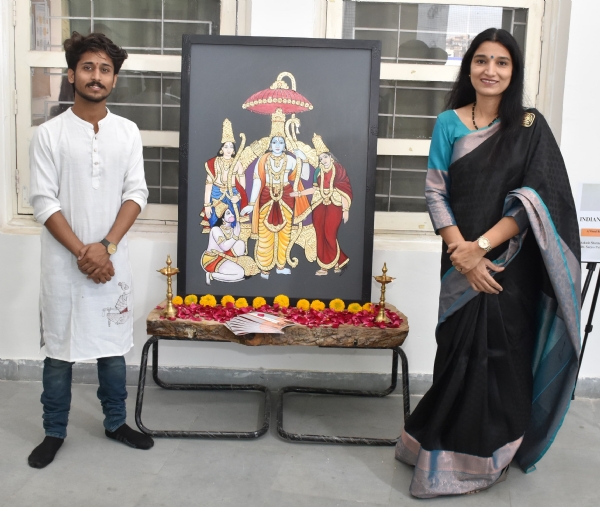 MSU Masters student creates 25 Indian folk paintings depicting the story of Ramayana