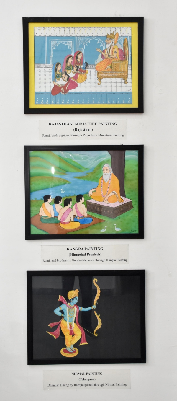 MSU Masters student creates 25 Indian folk paintings depicting the story of Ramayana