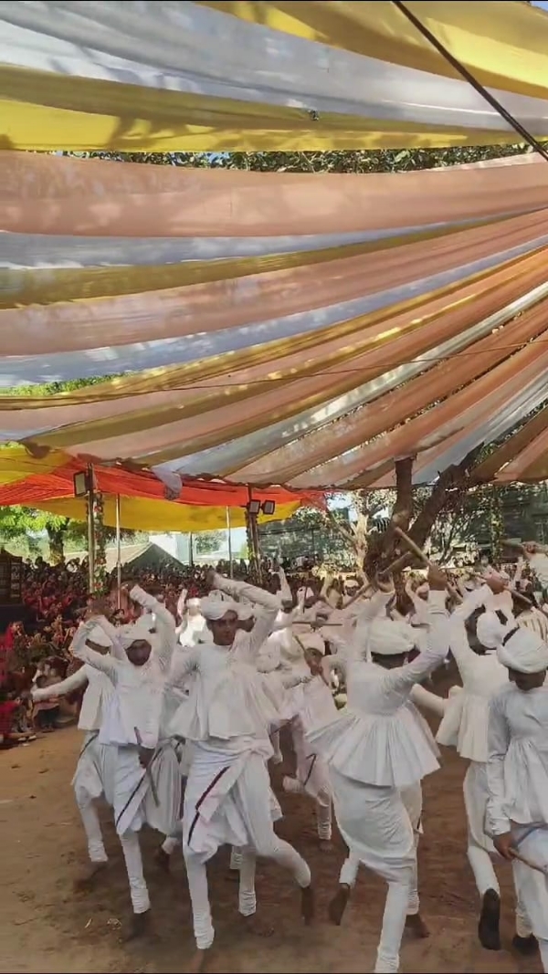Holi was celebrated in Bakharla village.