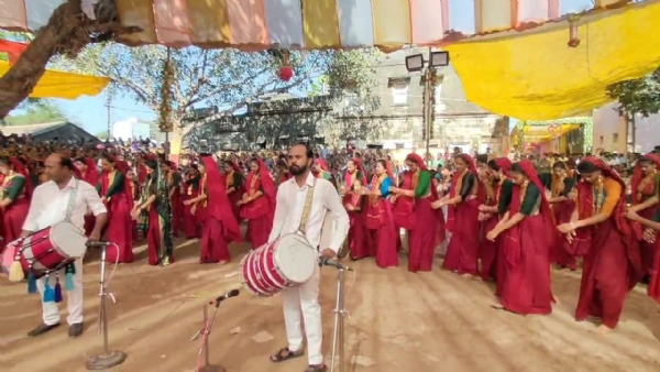 Holi was celebrated in Bakharla village.