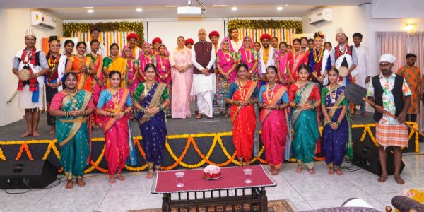 રાજભવન ખાતે રાજ્યપાલની ઉપસ્થિતિમાં- ગોવા, સિક્કિમ અને મહારાષ્ટ્ર રાજ્યના સ્થાપના દિવસની ભવ્ય ઉજવણી
