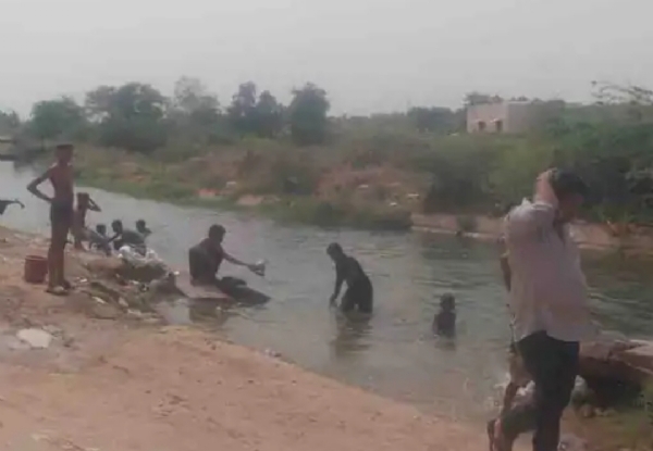 પાટણમાં પીવાના પાણીની કેનાલમાં પ્રદૂષણ