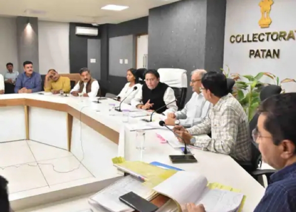 પાટણ જિલ્લામાં જળસંગ્રહ ક્ષમતા વધારવા મહત્વપૂર્ણ બેઠક